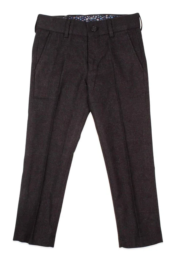 Armando Martillo Elegant Wool-Feel Slim Fit Boys Pants, Sizes 8 - 20