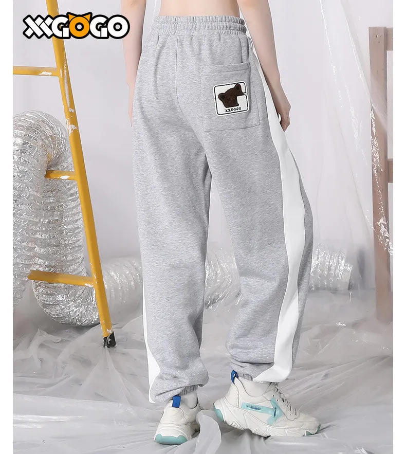 Basic Bear Embroidery Label Sweatpants