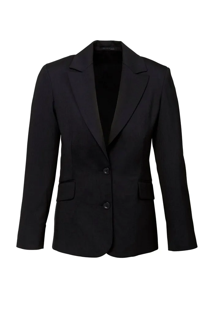 Biz Corporates Comfort Wool Stretch Womens Longline Jacket (64012)