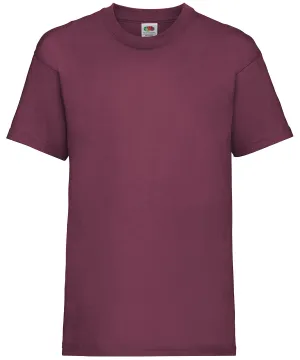 Burgundy - Kids valueweight T