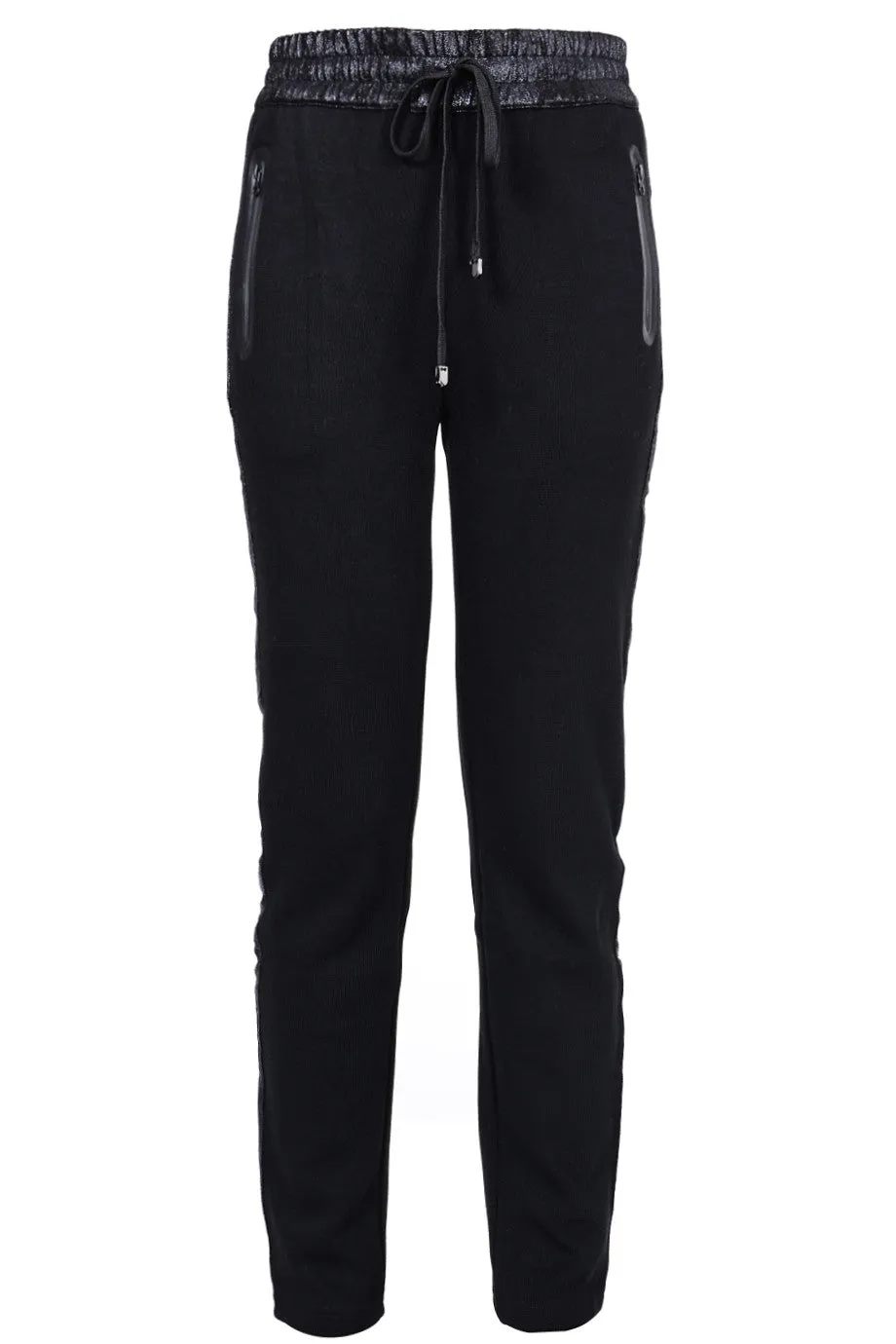 C BLOCK LENDRA Black Tracksuit Pants