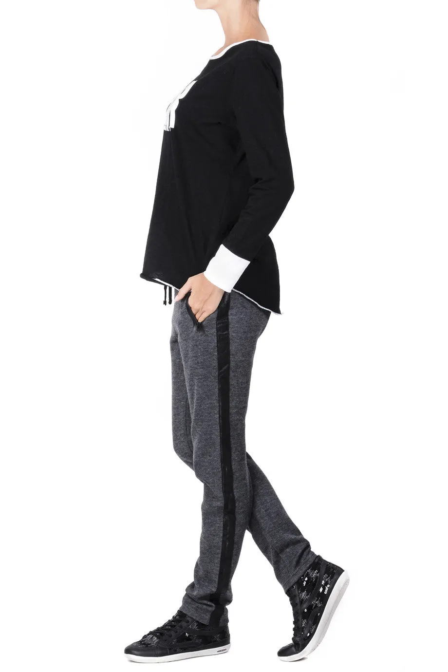 C BLOCK LENDRA Grey Tracksuit Pants