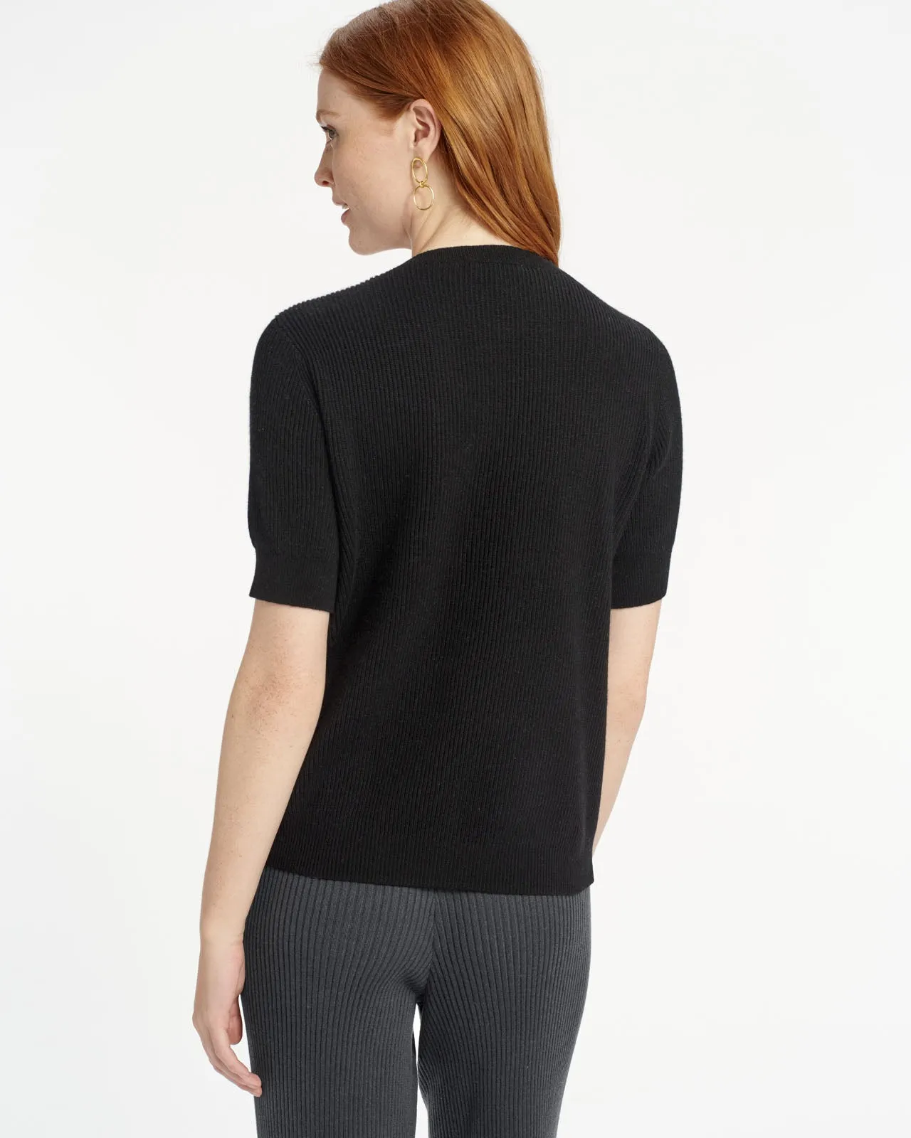 Cashblend Carmella Short Sleeve Sweater