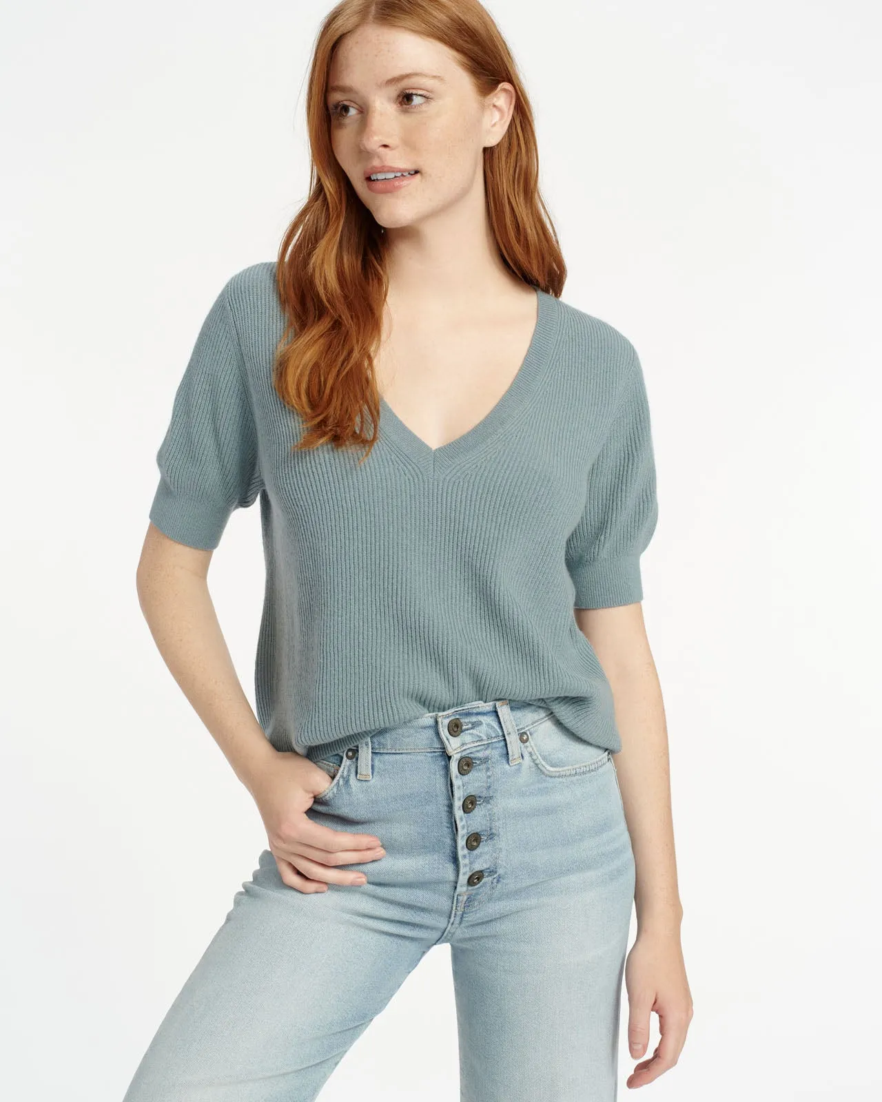 Cashblend Carmella Short Sleeve Sweater