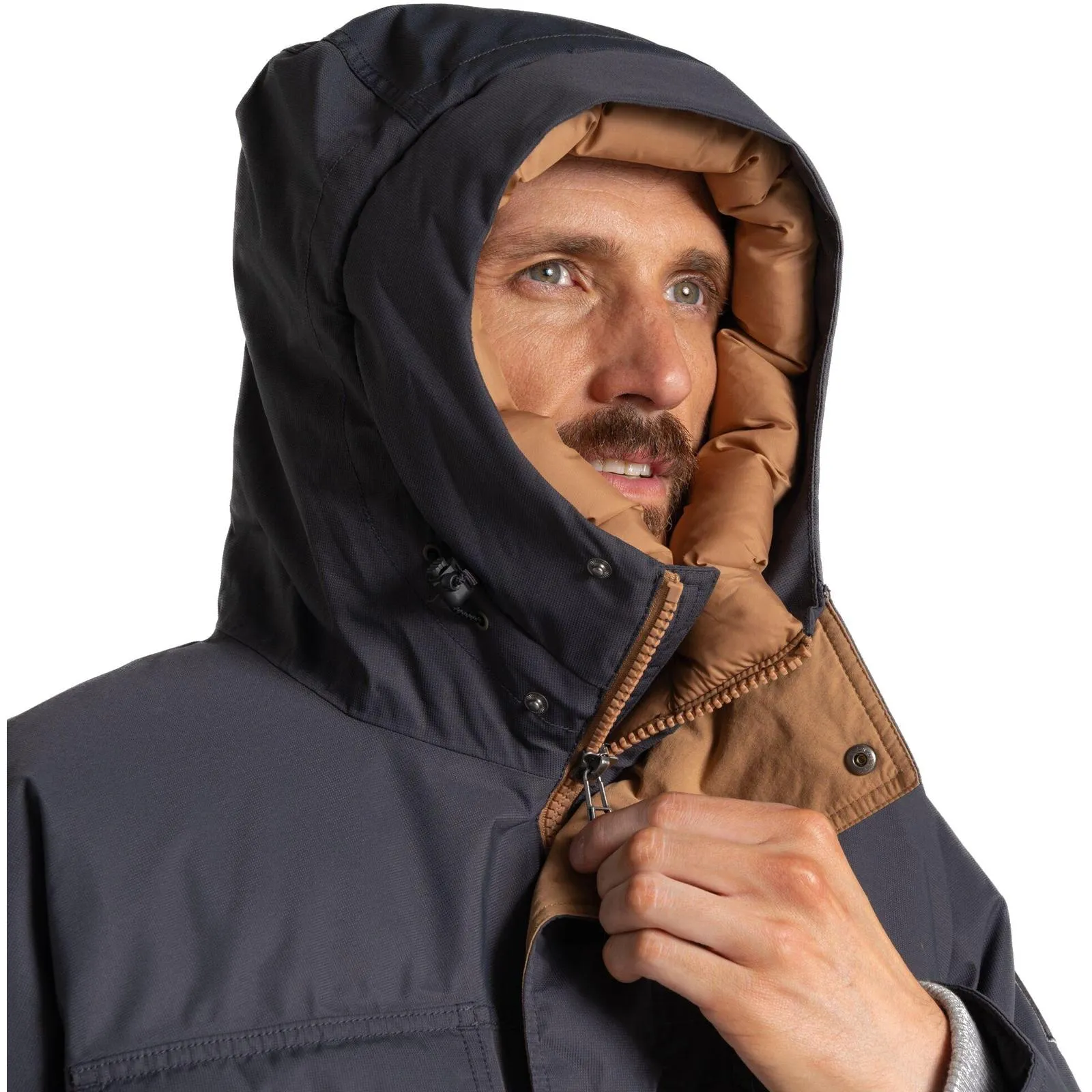 Craghoppers Mens Breckon Waterproof Padded Hooded Jacket