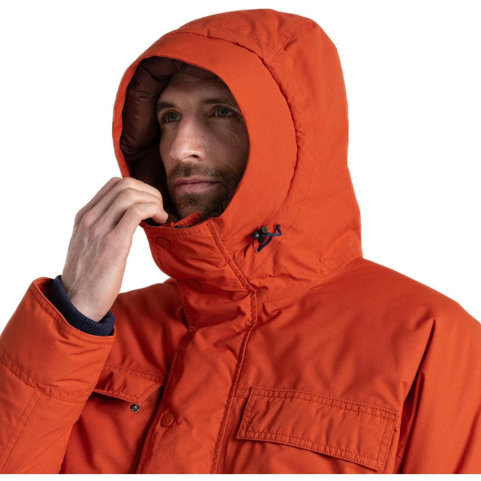 Craghoppers Mens Breckon Waterproof Padded Hooded Jacket