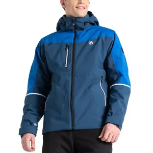 Dare 2b Mens Eagle Waterproof Hooded Thermal Ski Jacket - Olympian Blue