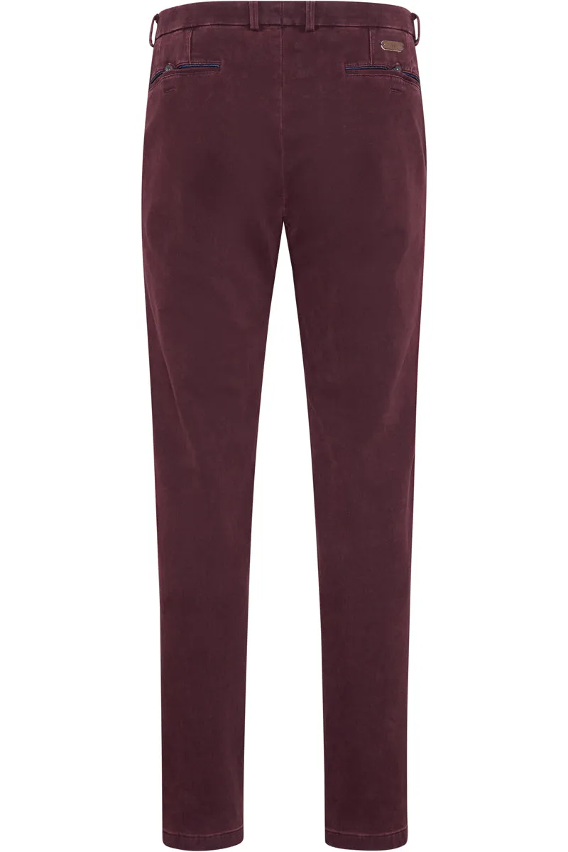 Dark Purple Cashmere Feel Stretch Pants