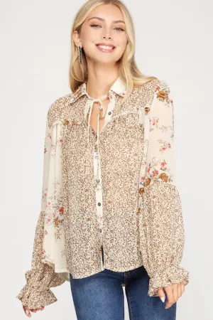 Delicate Floral Top