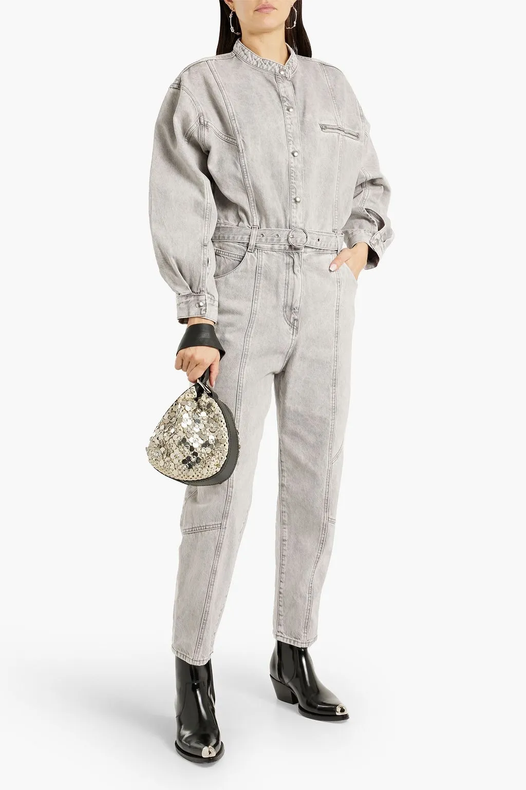 Denim overalls Marce IRO, gray