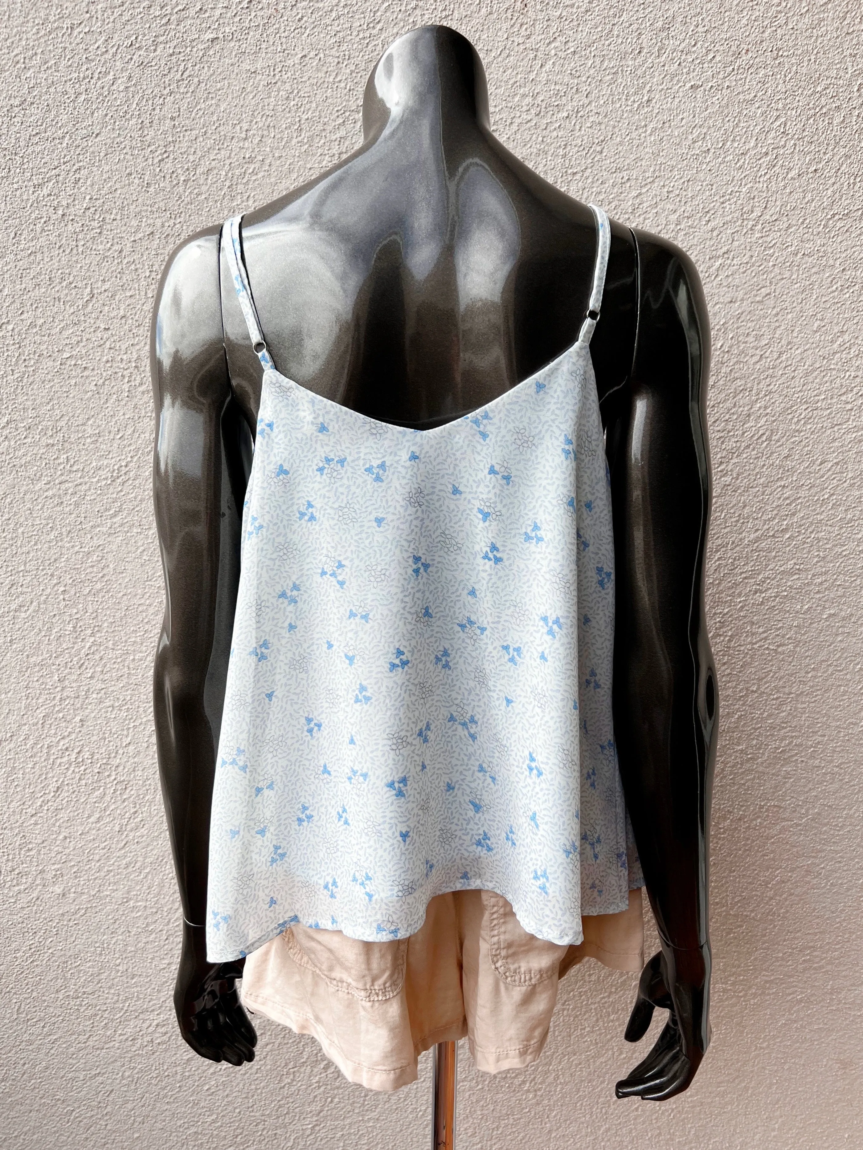 Ditsy Chiffon Cami Top (3 colors) (FINAL SALE)