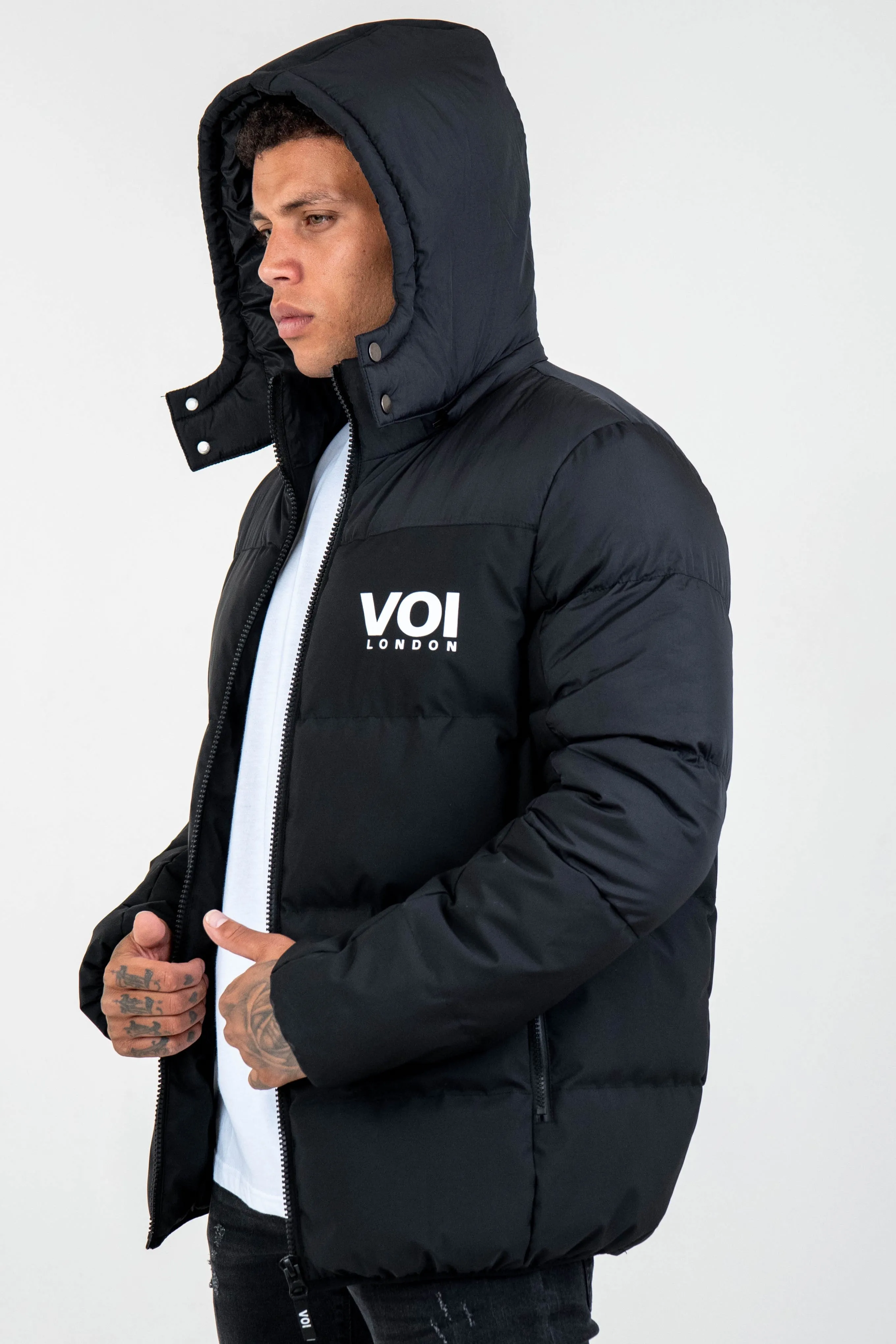 Downsbury Puffer Jacket - Black