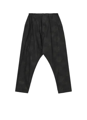 DUNGAREE JQ BLACK SLIM SAROUEL PANTS