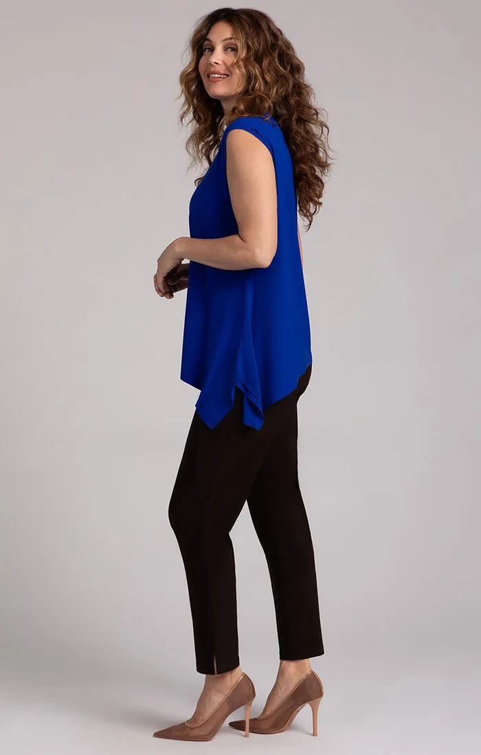 Flounce Muscle Top w/ Drop Hem