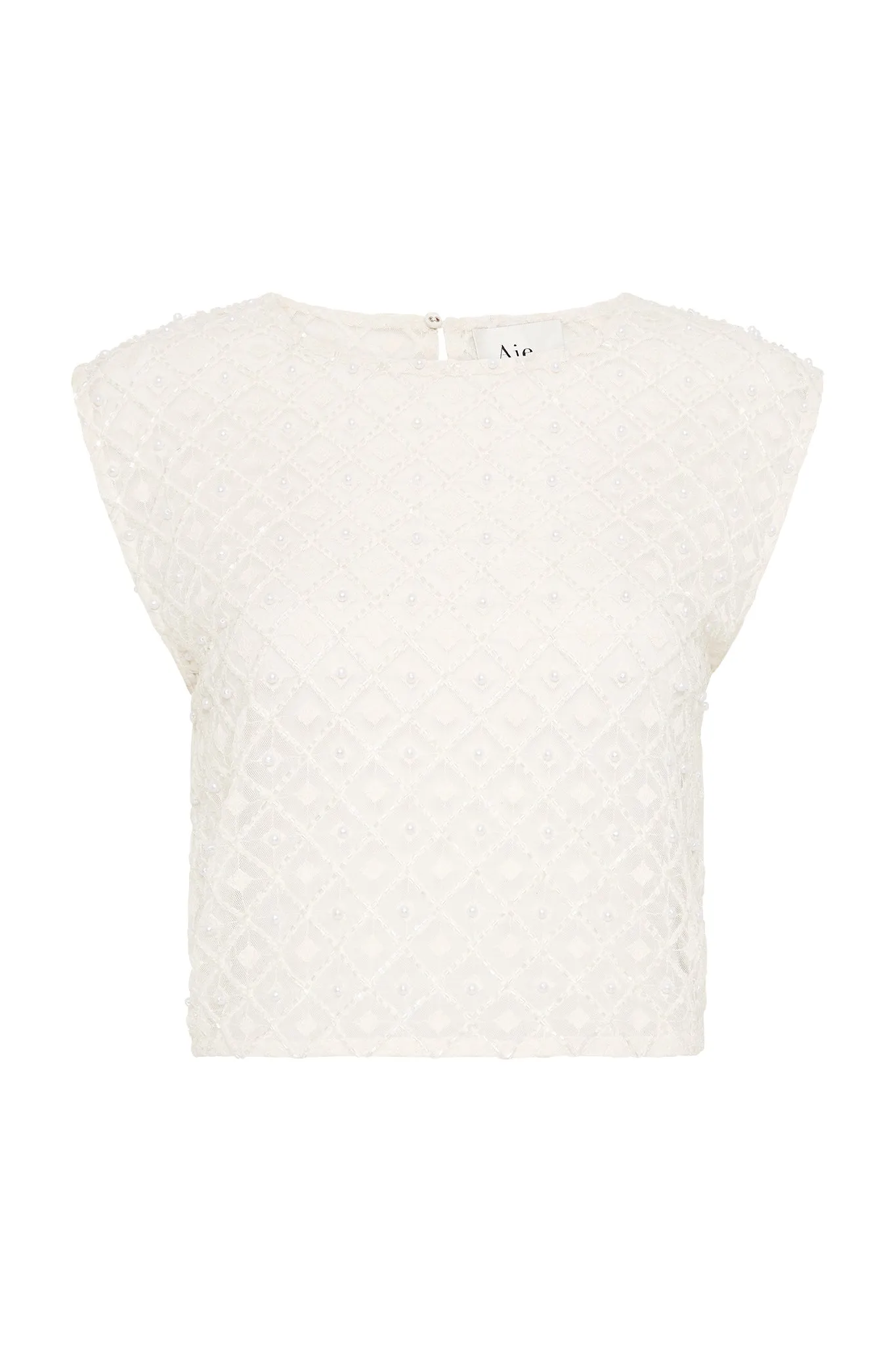 Freya Diamond Pearl Shell Top