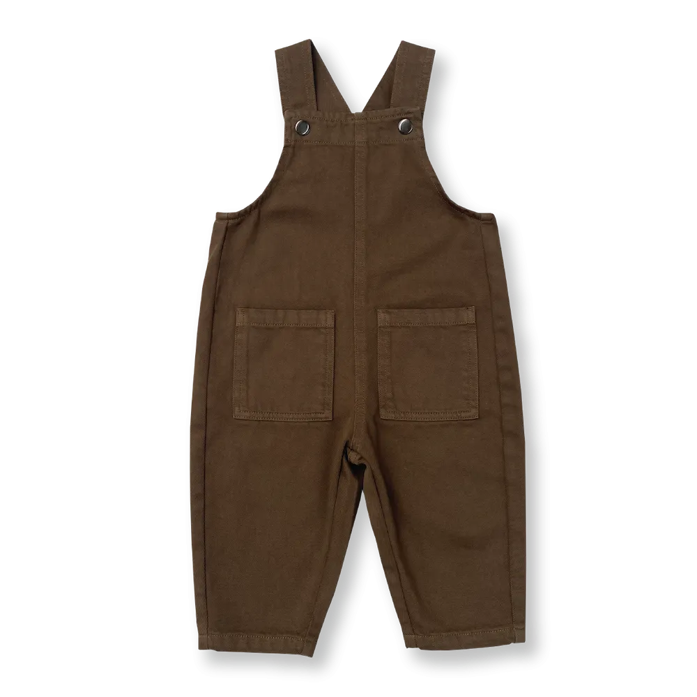 [GROWN] Organic Everyday Denim Overalls (Clay) - AW24