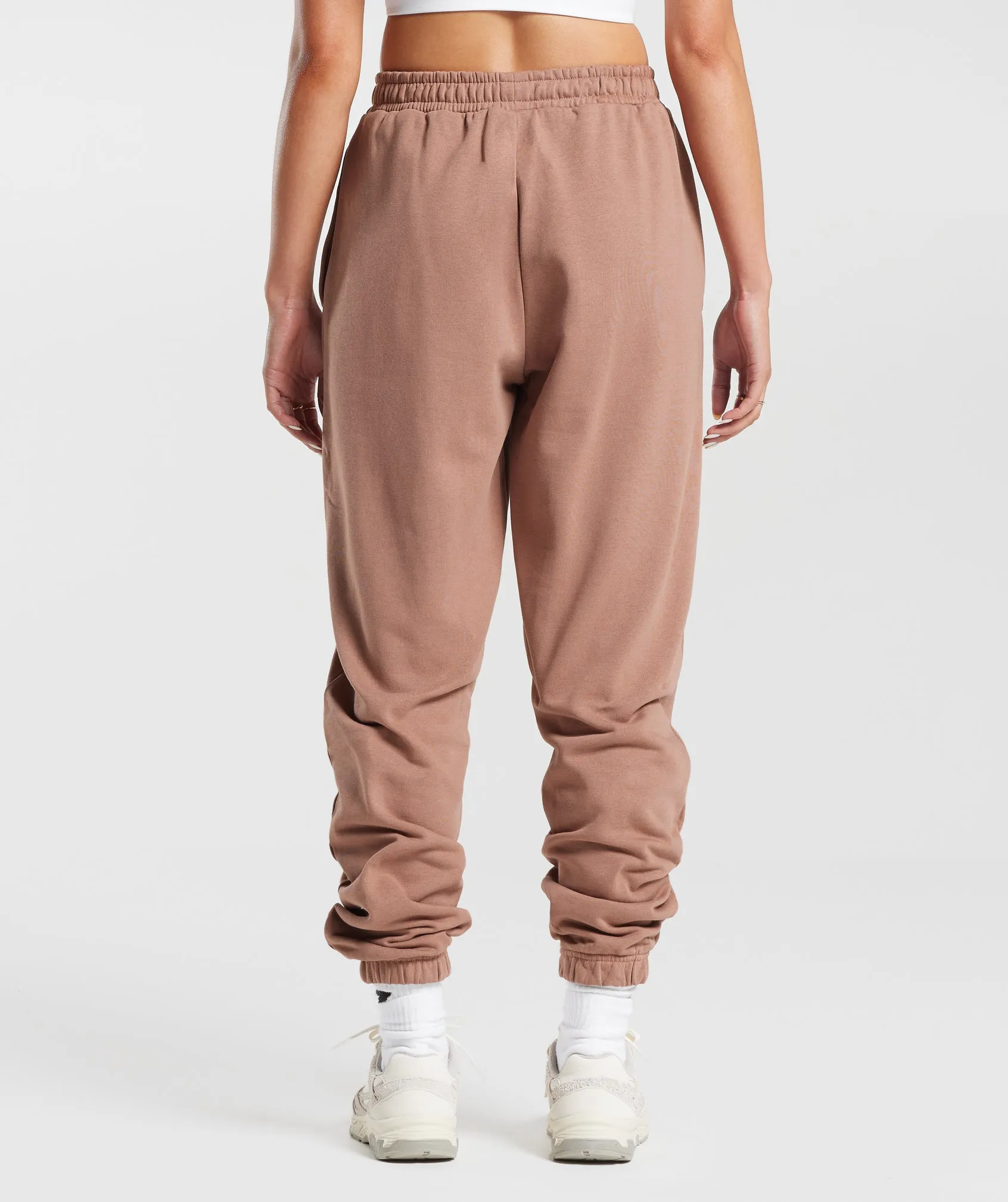 Gymshark Training Fleece Joggers - Taupe Brown