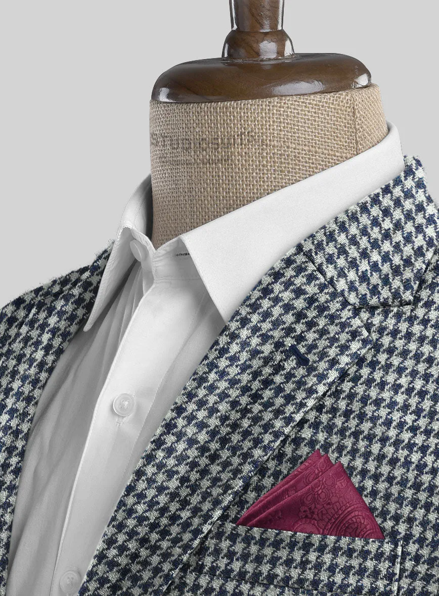 Harris Tweed Houndstooth Indi Blue Jacket