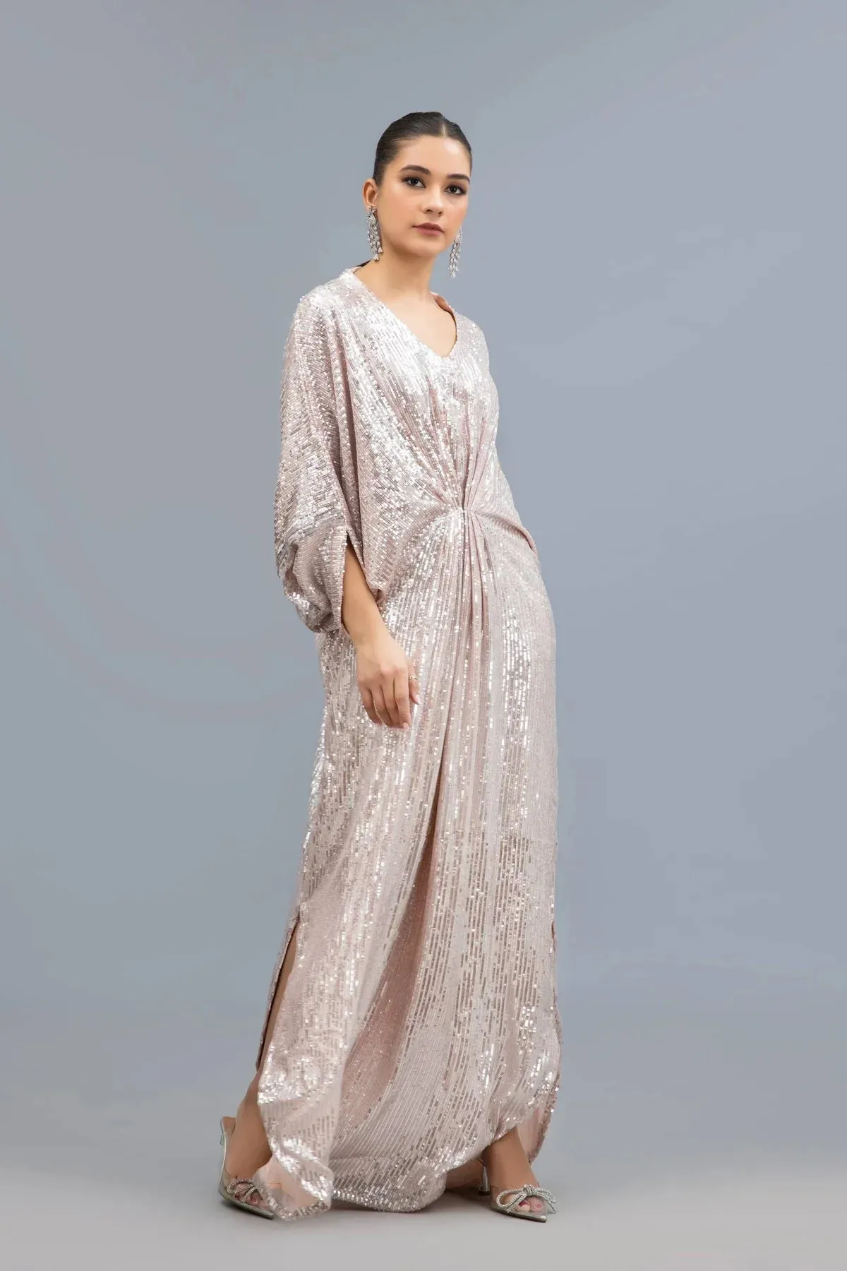 Kaftans - Kf-15227-Pink