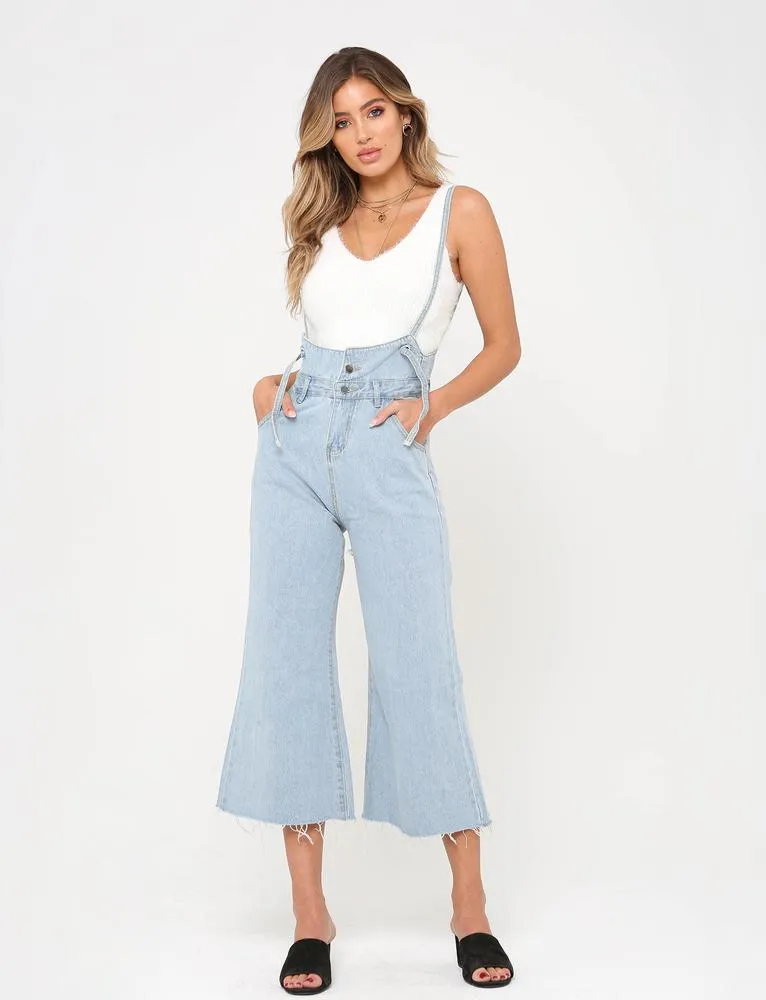 Laura Denim Overalls - Blue