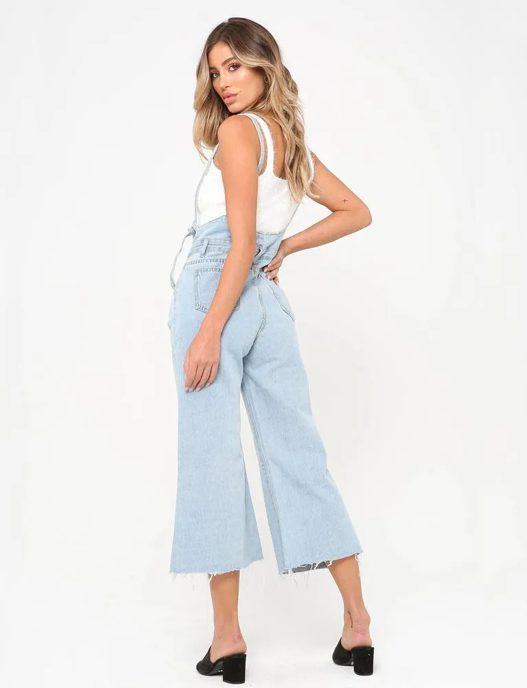 Laura Denim Overalls - Blue