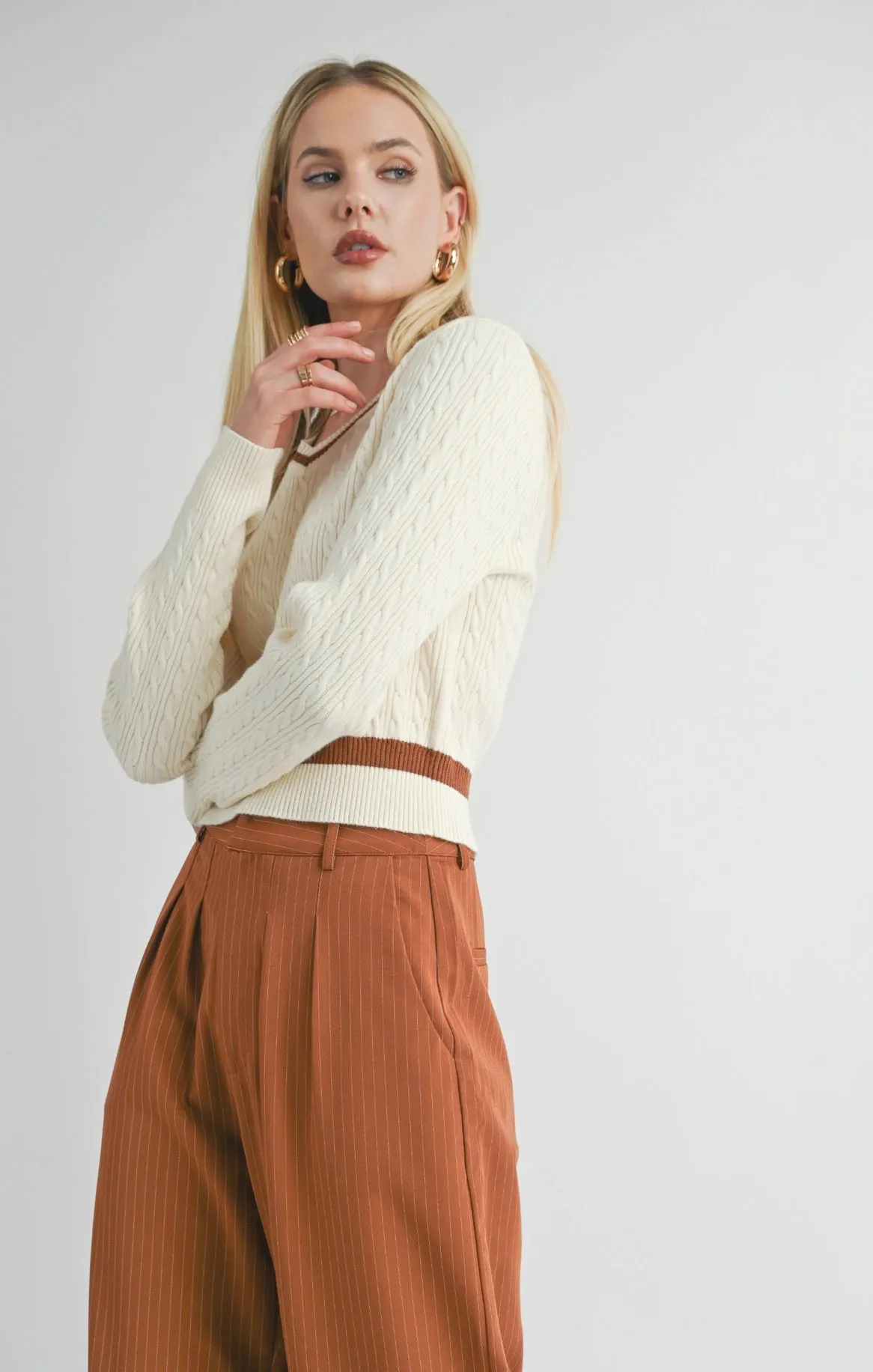 Lois Cable Sweater