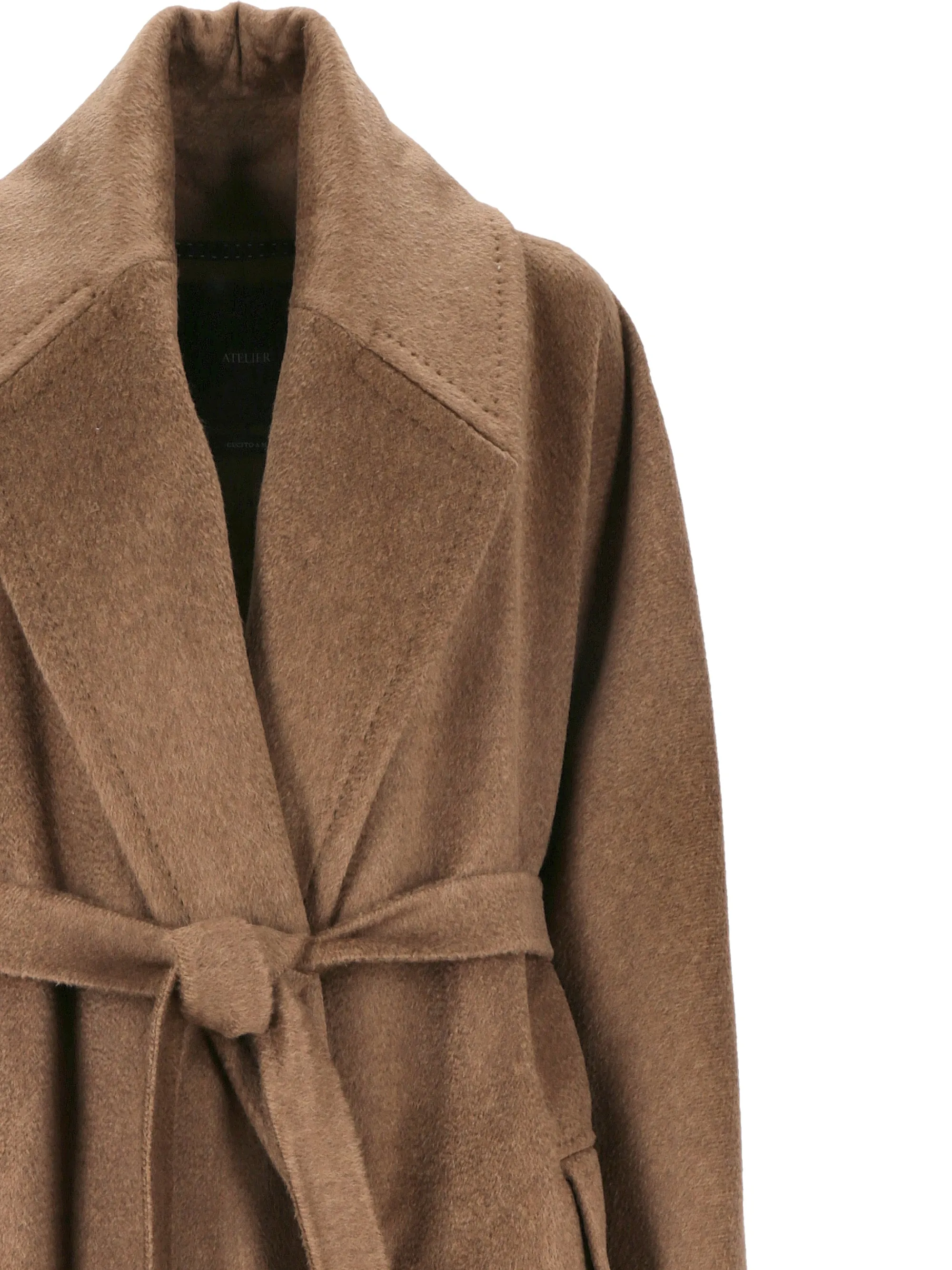 Luxurious Cashmere Wool Camel Coat