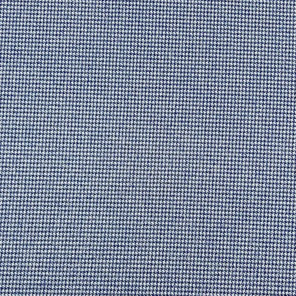 Mini Dogtooth Stretch Wool Fabric