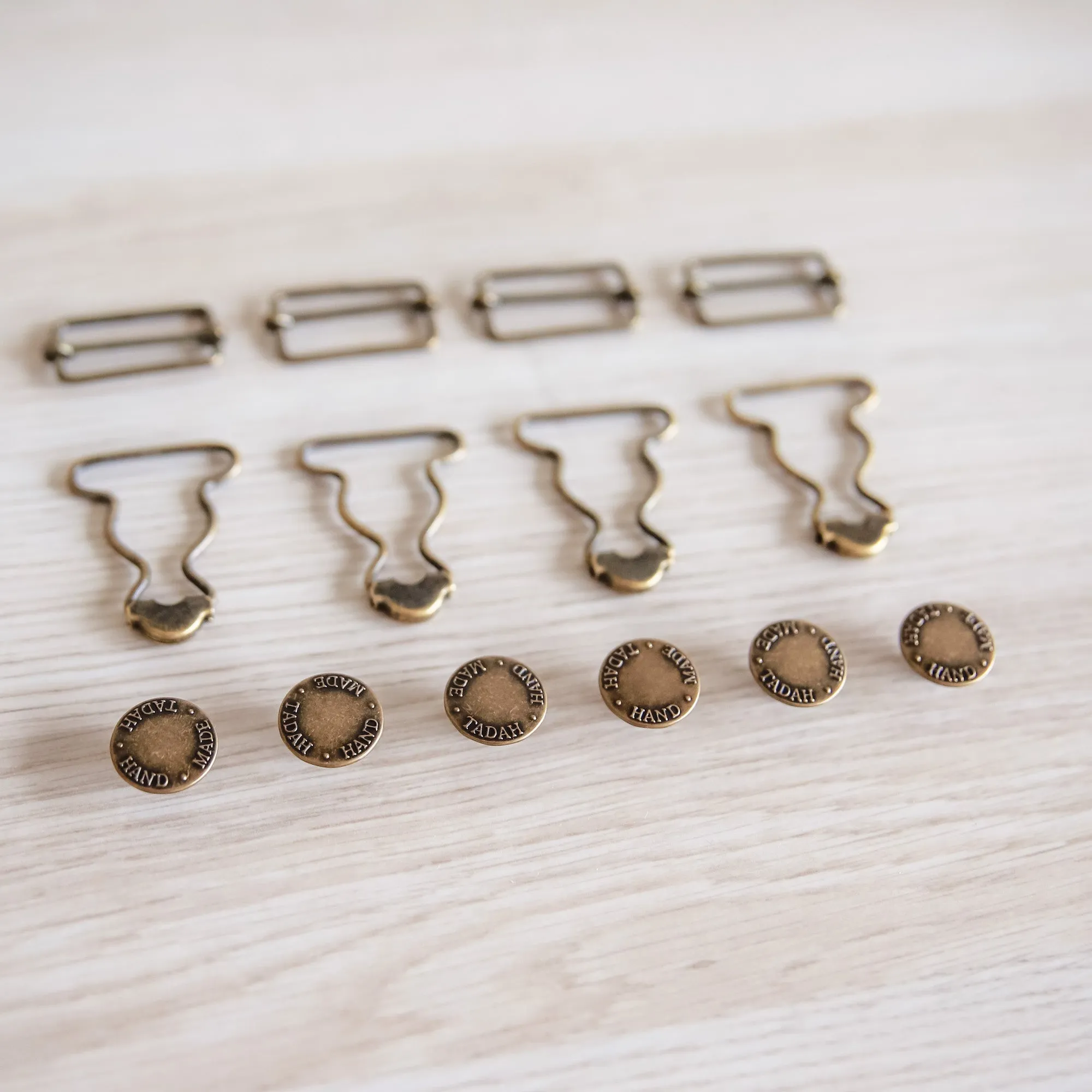 Overalls Hardware Kit ~ 28mm ~ Baby size