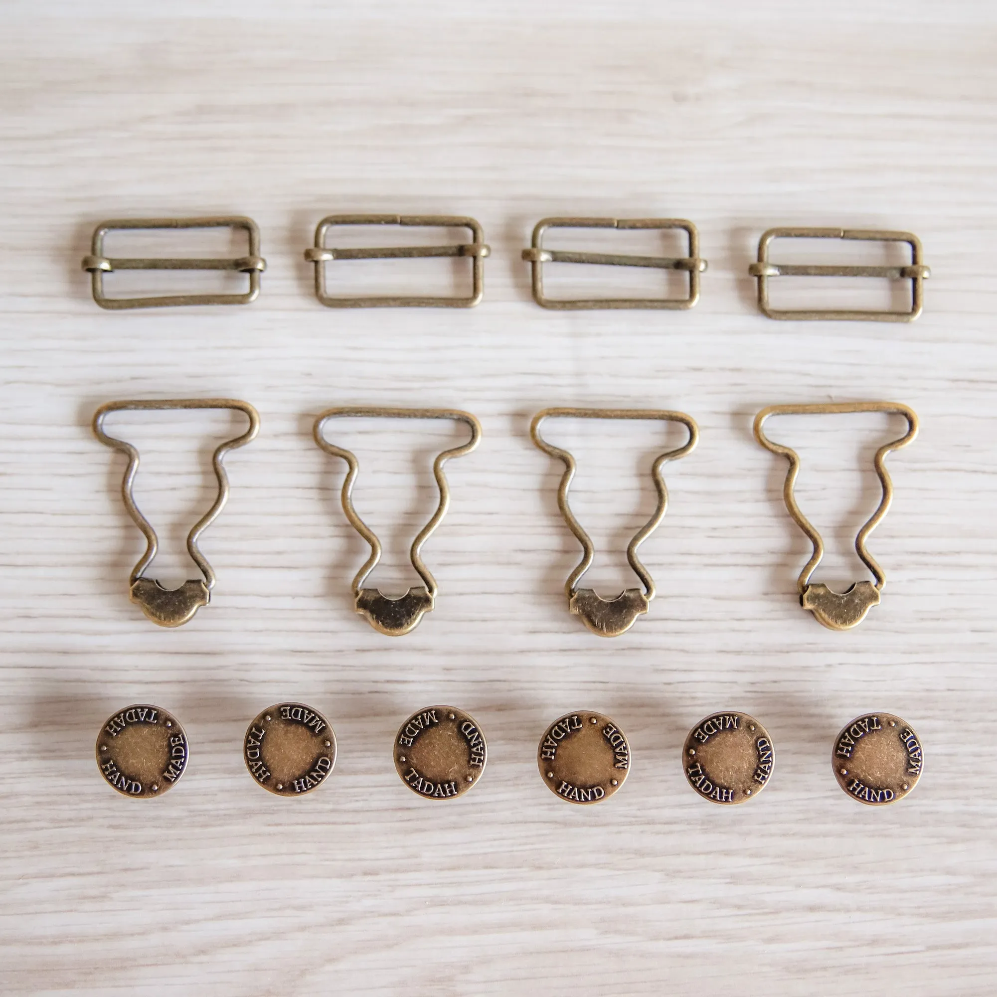 Overalls Hardware Kit ~ 28mm ~ Baby size