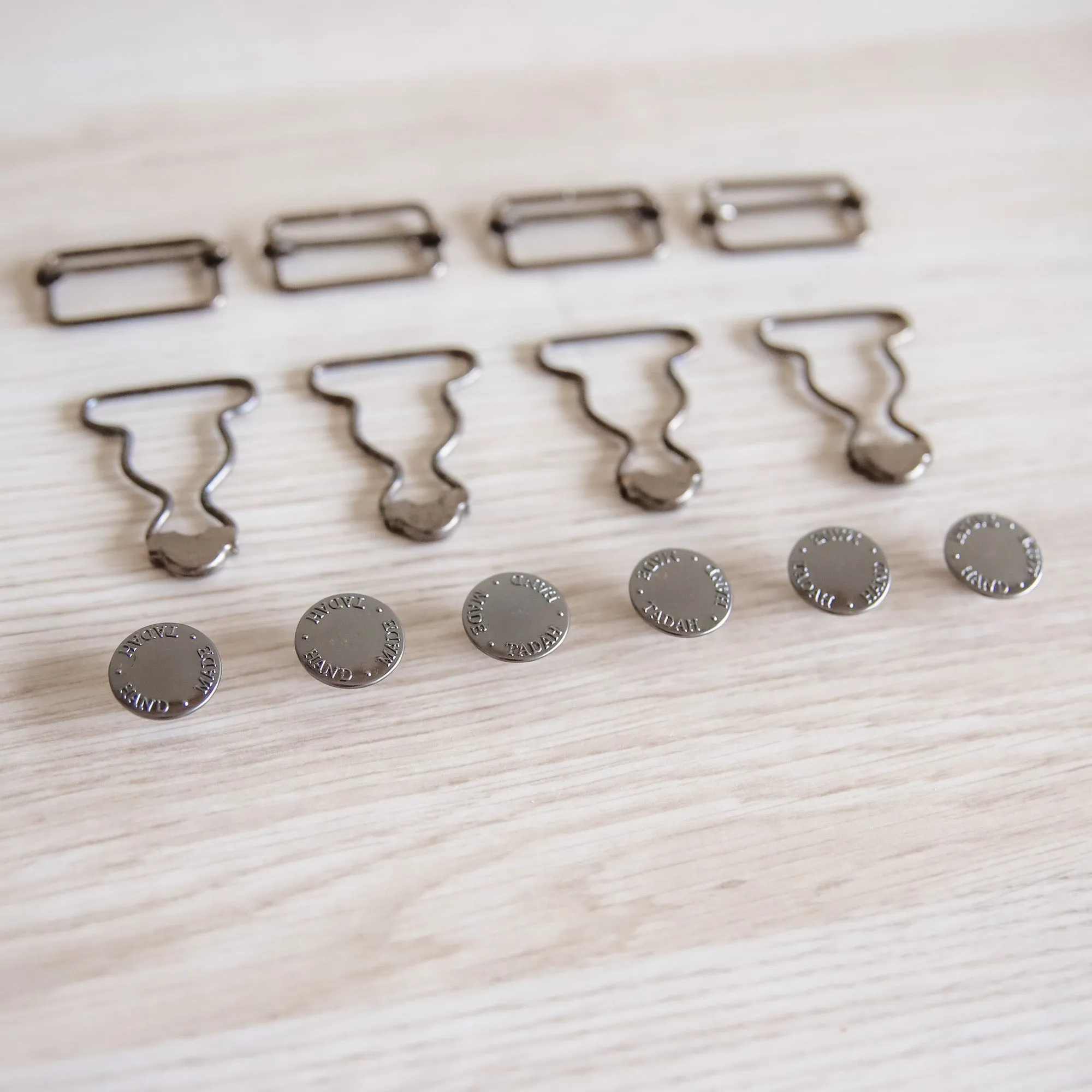 Overalls Hardware Kit ~ 28mm ~ Baby size