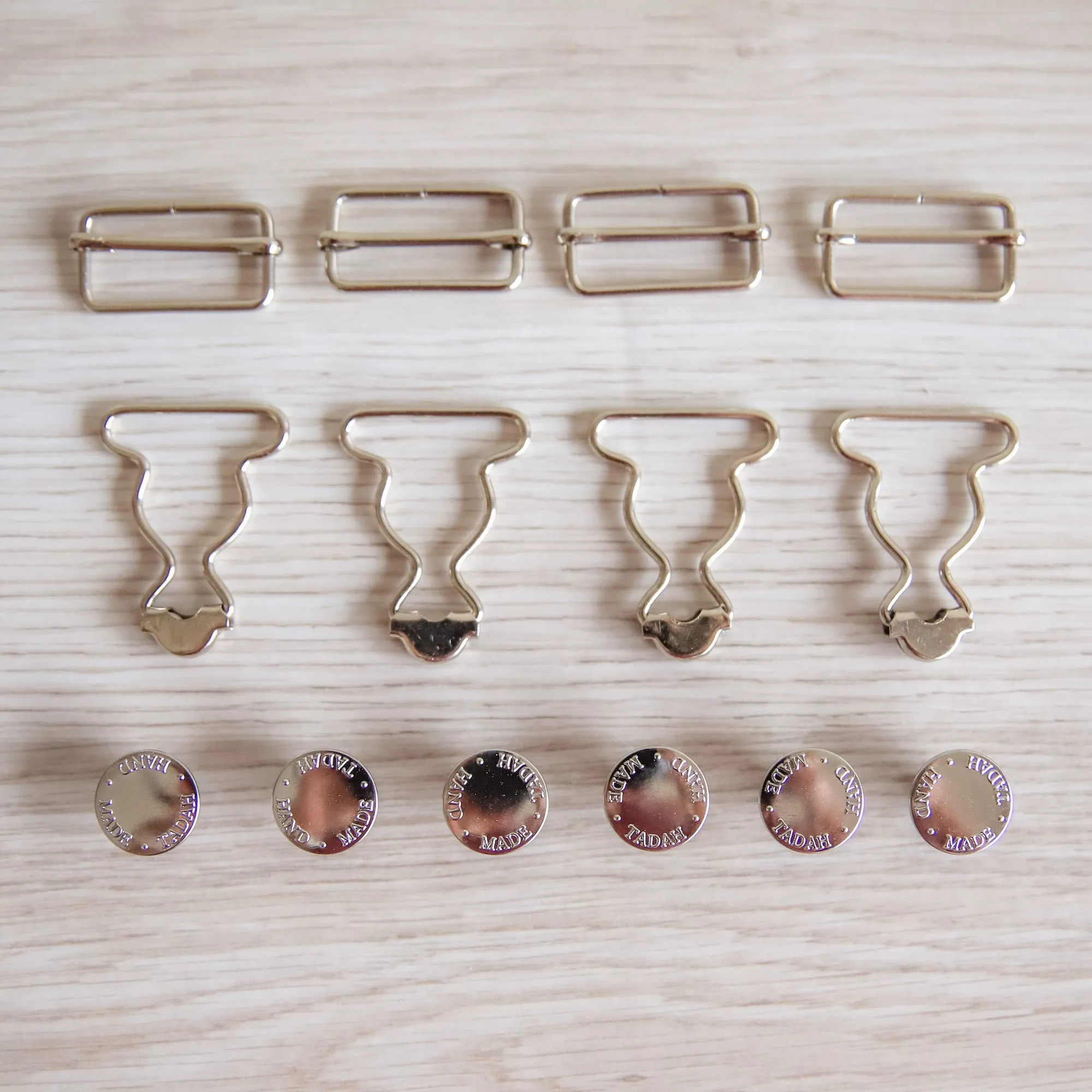 Overalls Hardware Kit ~ 28mm ~ Baby size