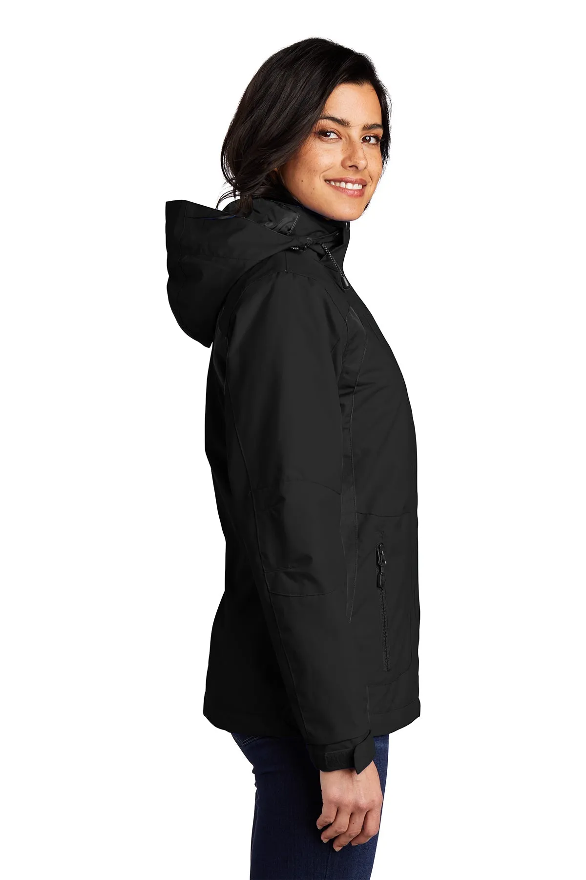 Port Authority Ladies All-Season II Custom Jackets, Black/ Black