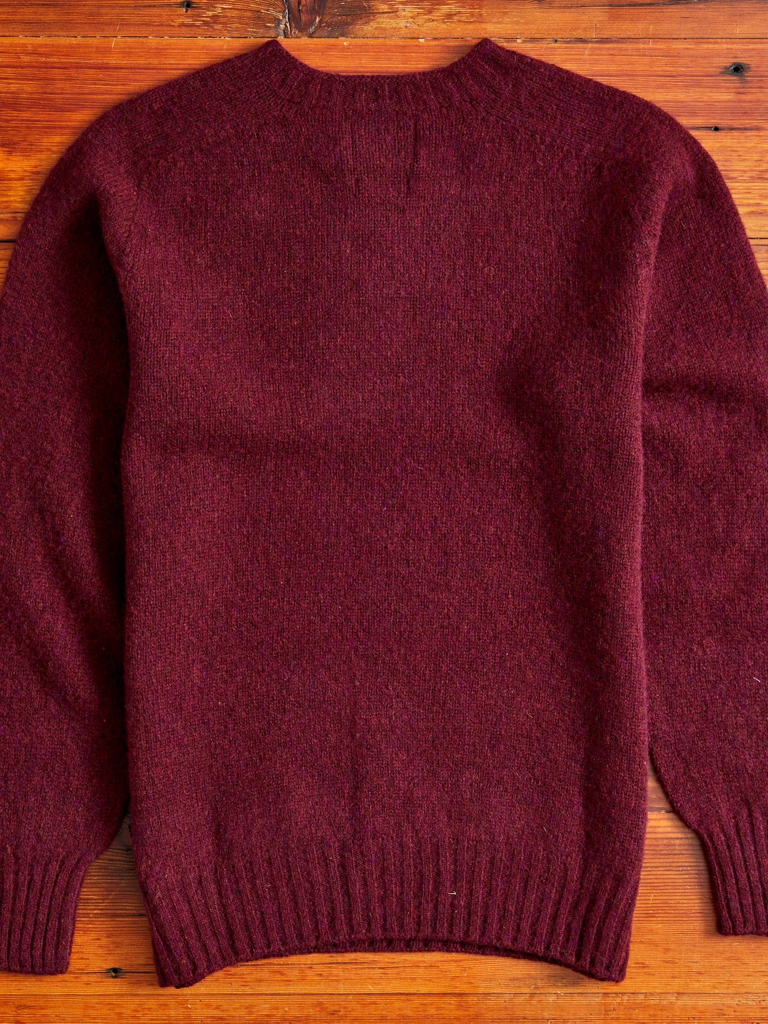 "Birth of the Cool" Wool Sweater in Bordeaux