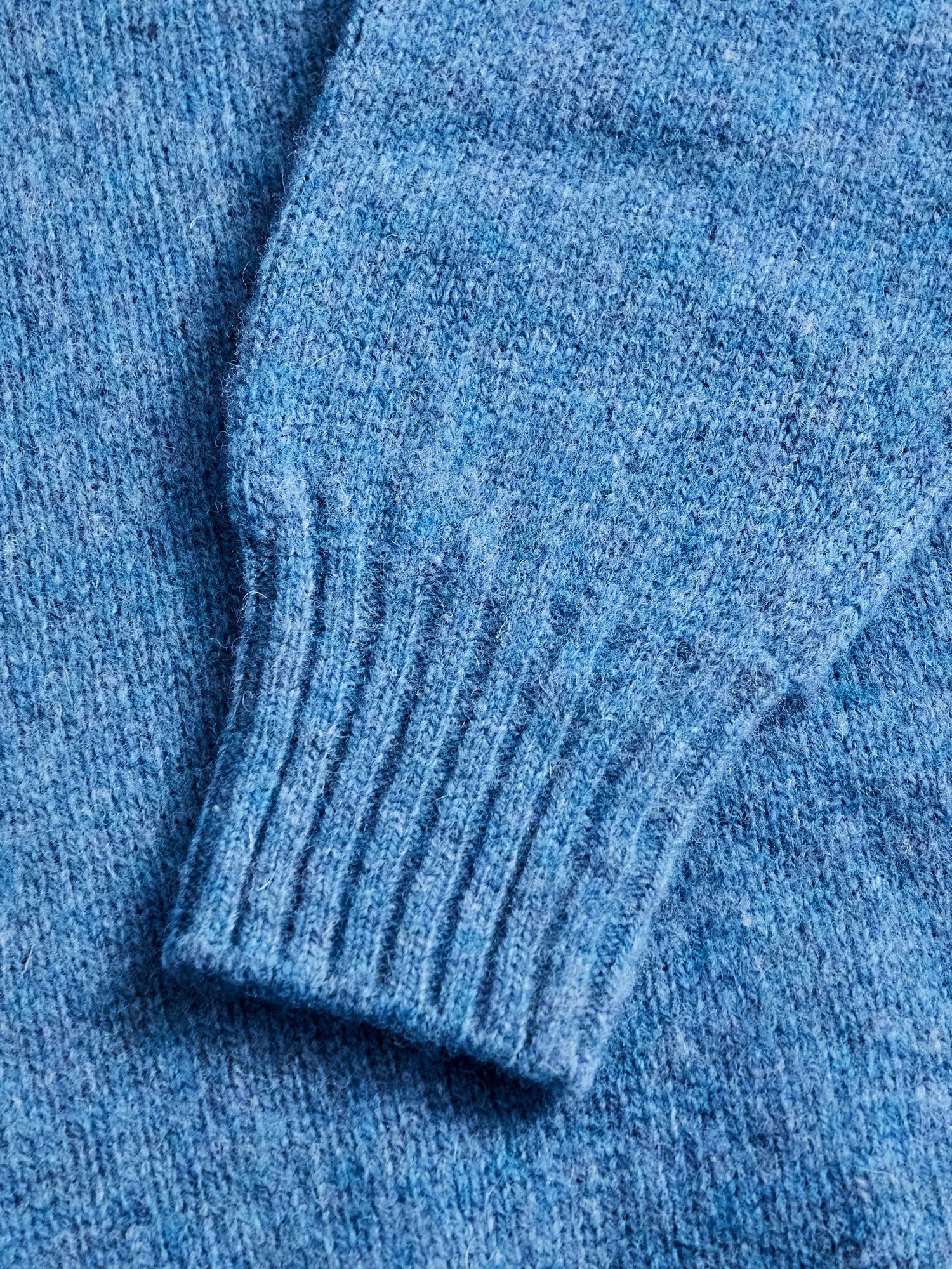 "Birth of the Cool" Wool Sweater in Paradise Blue