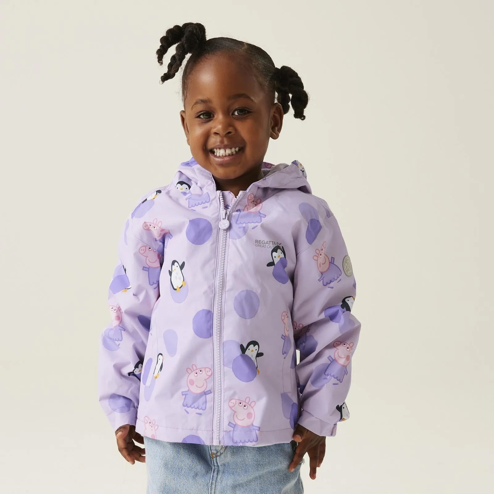 Regatta Kids Peppa Pig Muddy Puddles Waterproof Jacket