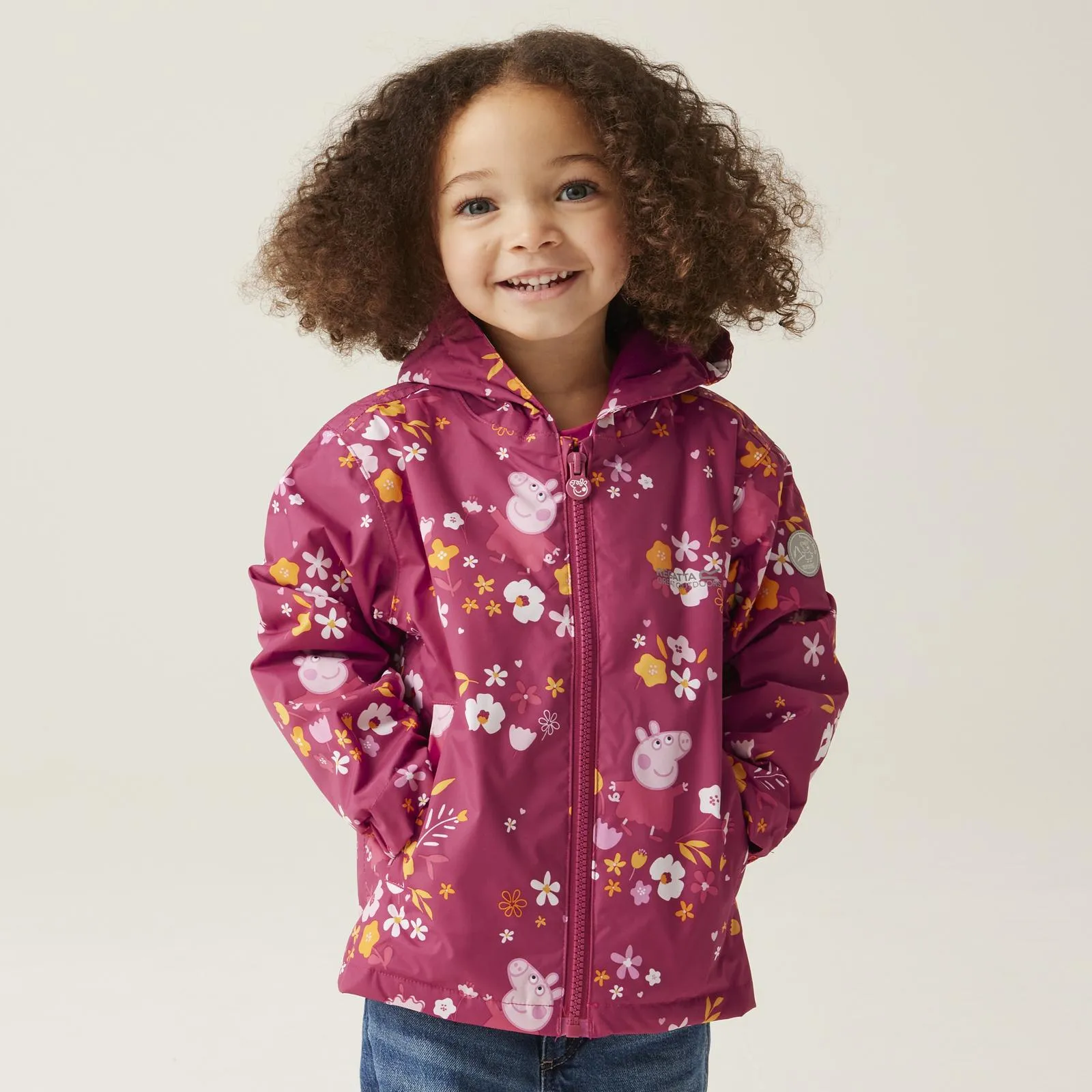 Regatta Kids Peppa Pig Muddy Puddles Waterproof Jacket