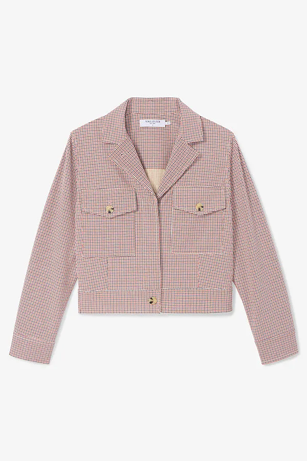 Rhoda Jacket - Stretch Twill :: Mini Check