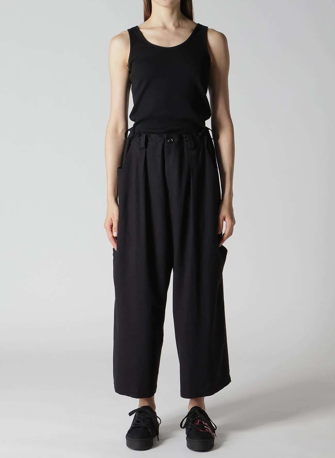 RY/LI CANVAS FRONT BIG POCKET PANTS