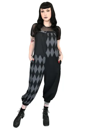 Side Show Overalls - Grey/Black - No Restock!- XS/S/M left!