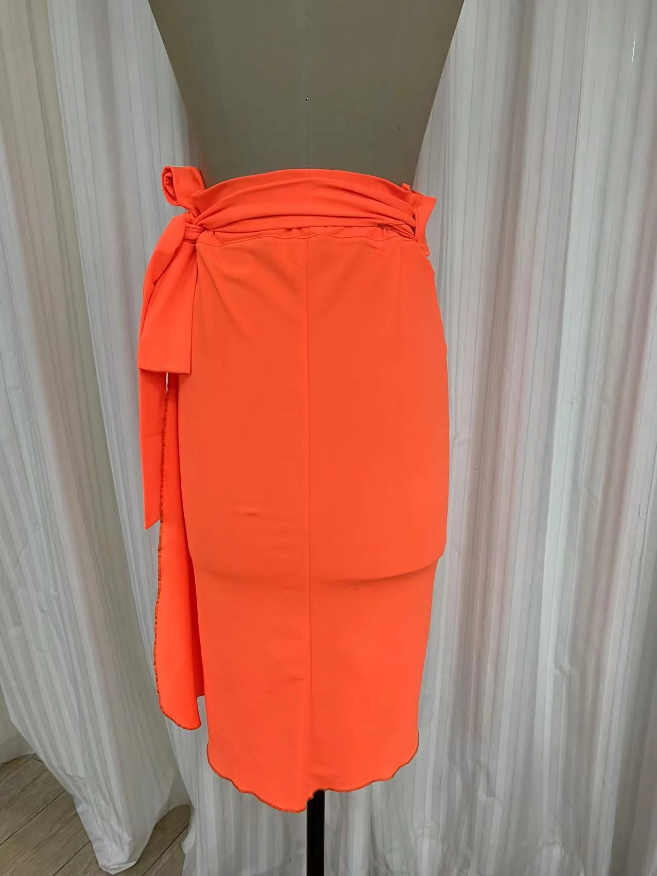 Skirt P2101s Fluo orange - SWIMWEAR OR RUNNING SKIRT