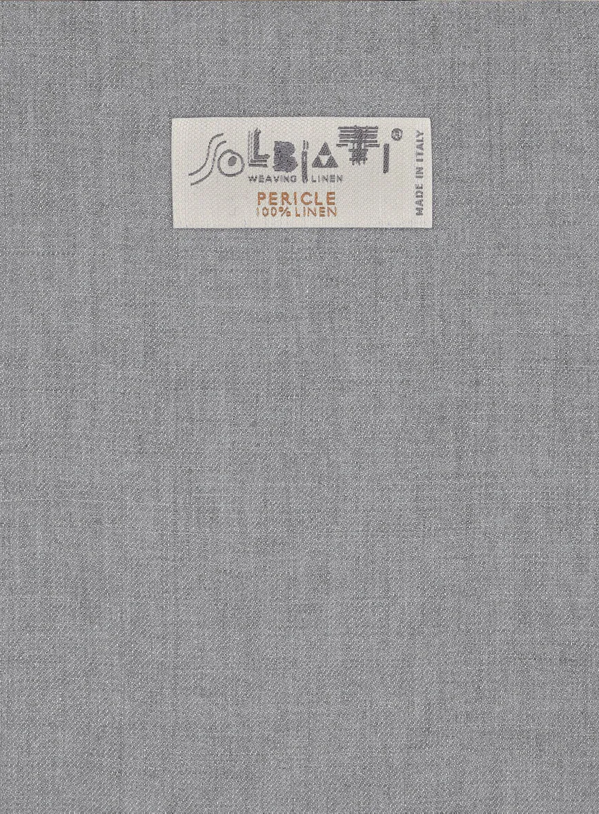 Solbiati Pericle Gray Linen Jacket