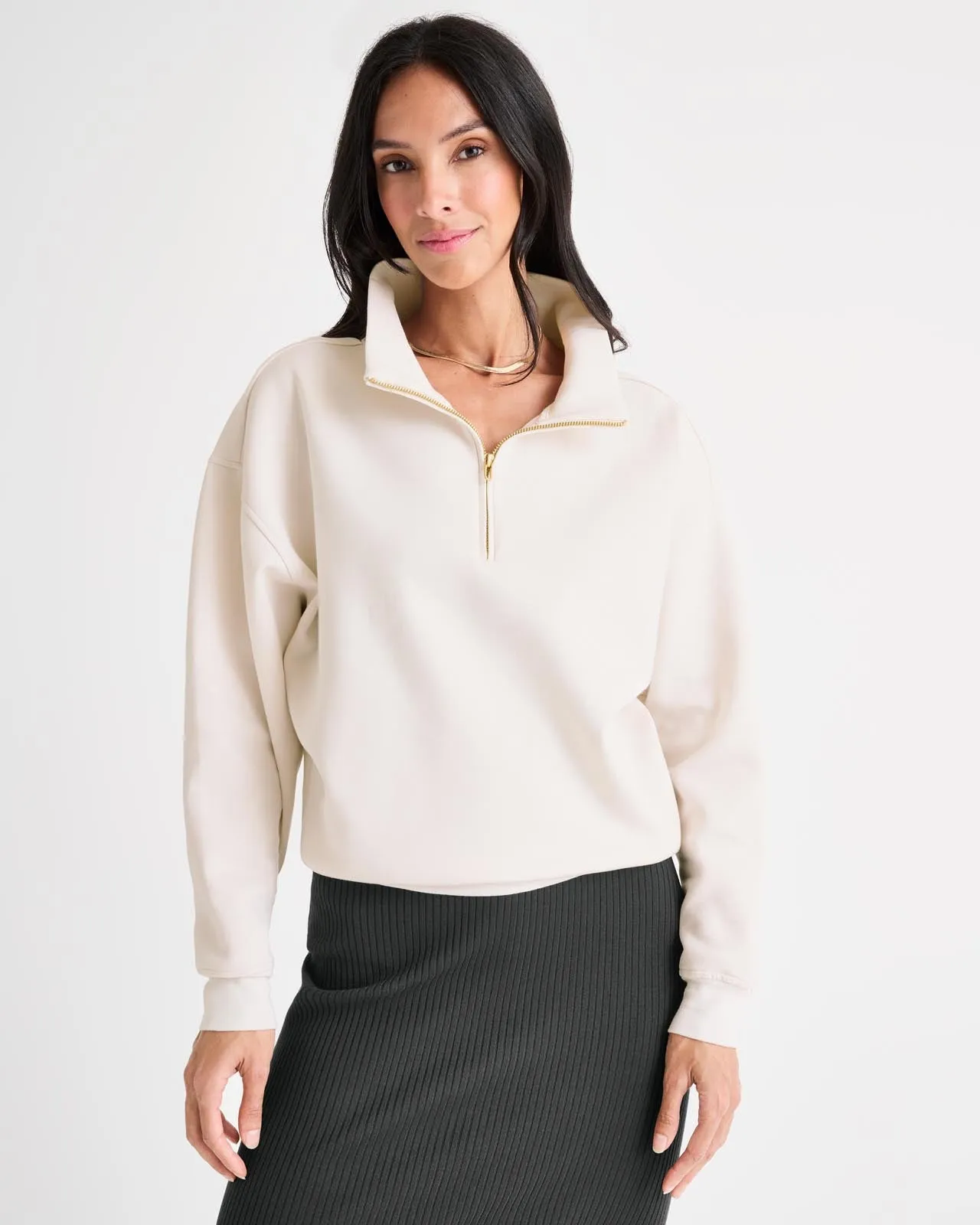 Splendid x Rachelove Half-Zip Sweatshirt