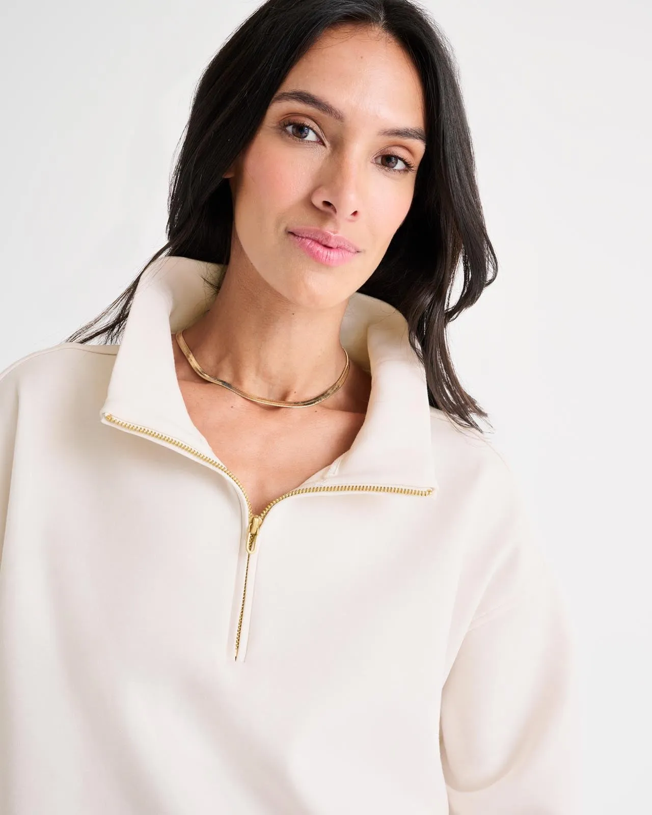 Splendid x Rachelove Half-Zip Sweatshirt