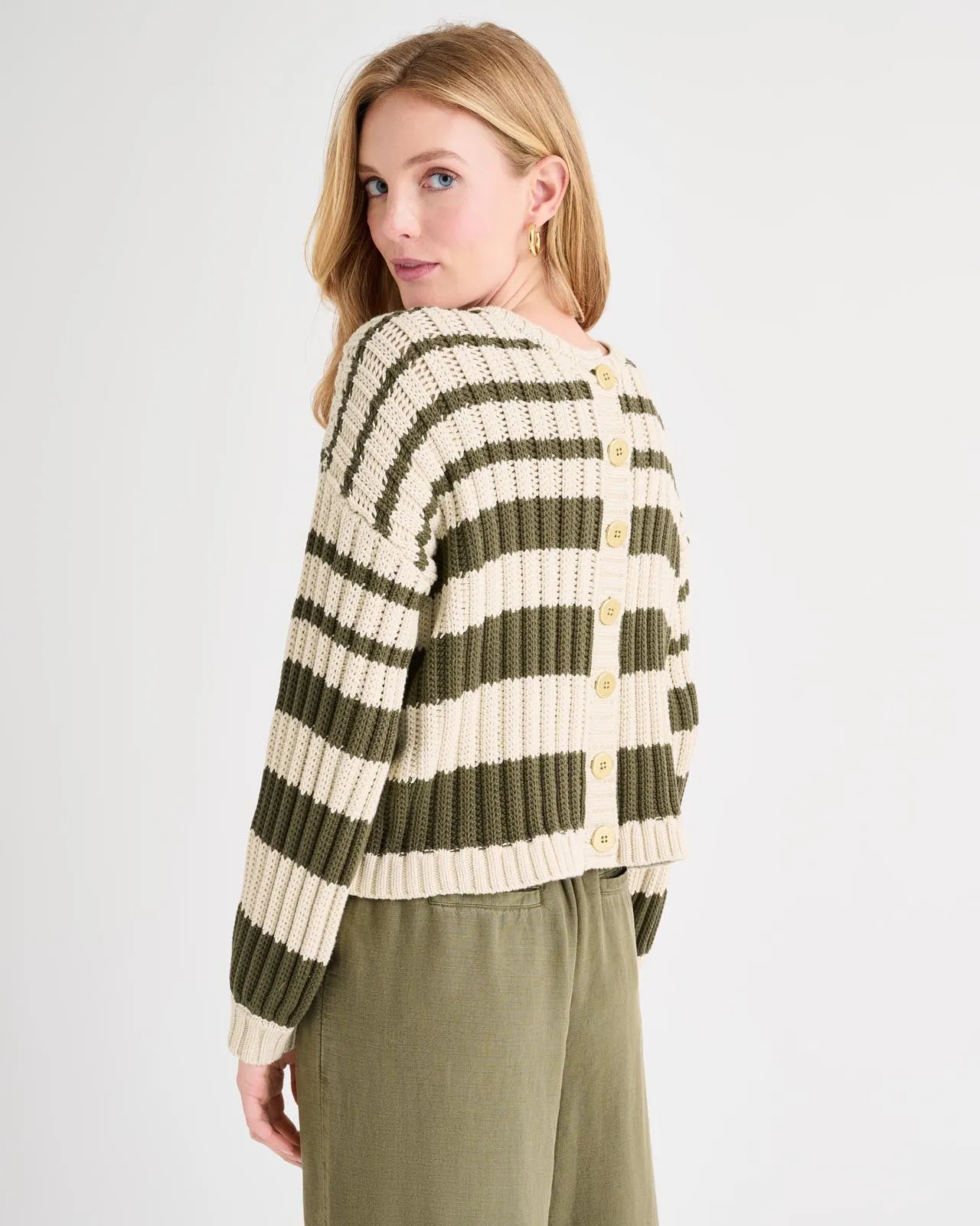 Splendid x Rachelove Striped Reversible Cardigan