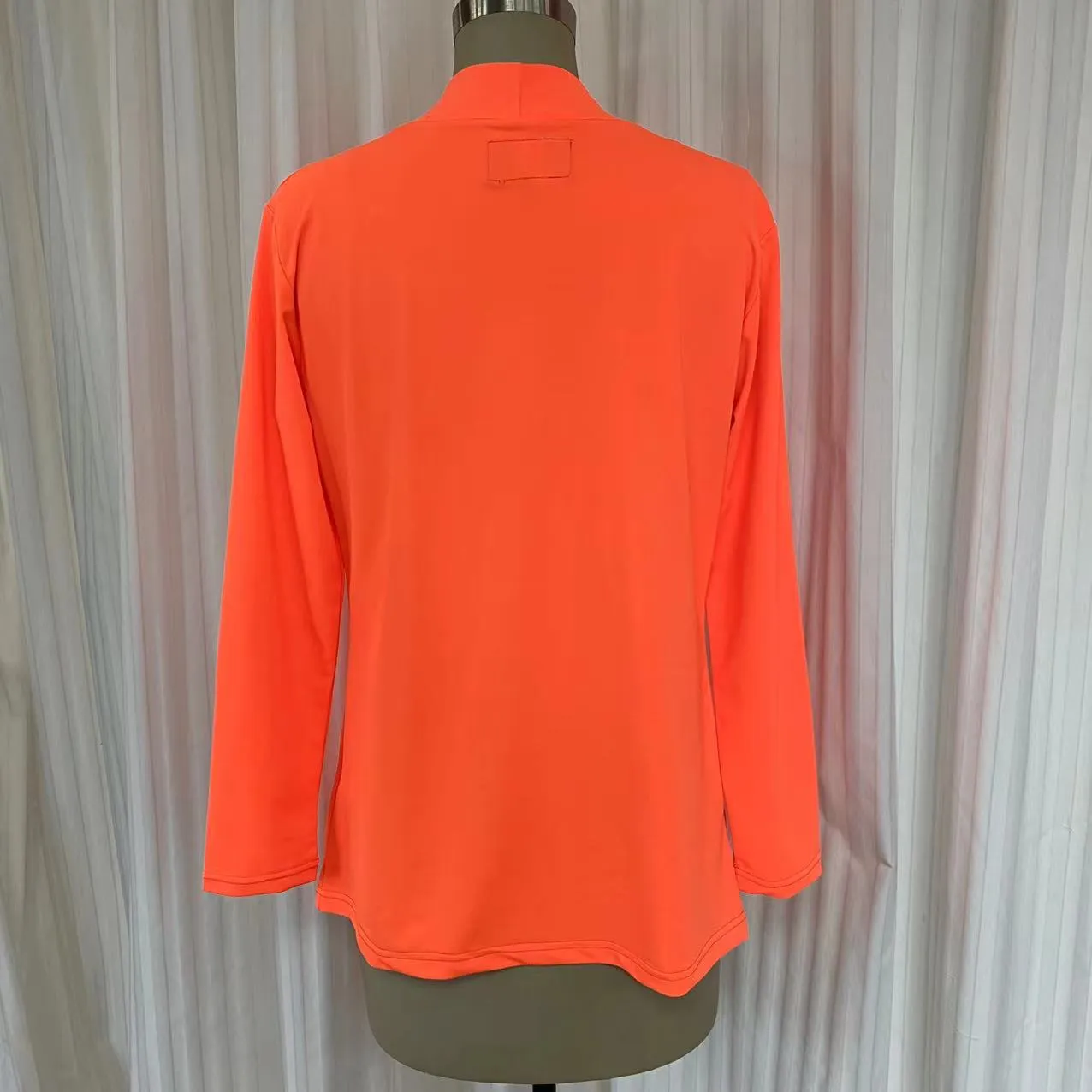 Swimsuit - Cardigan wrap around Car2202S - Fluo orange