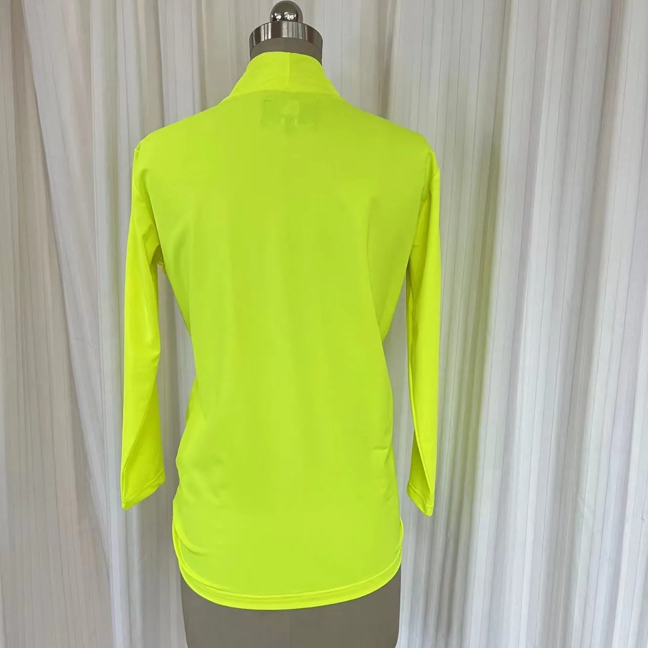 Swimsuit - Cardigan wrap around Car2202S - Fluo yellow