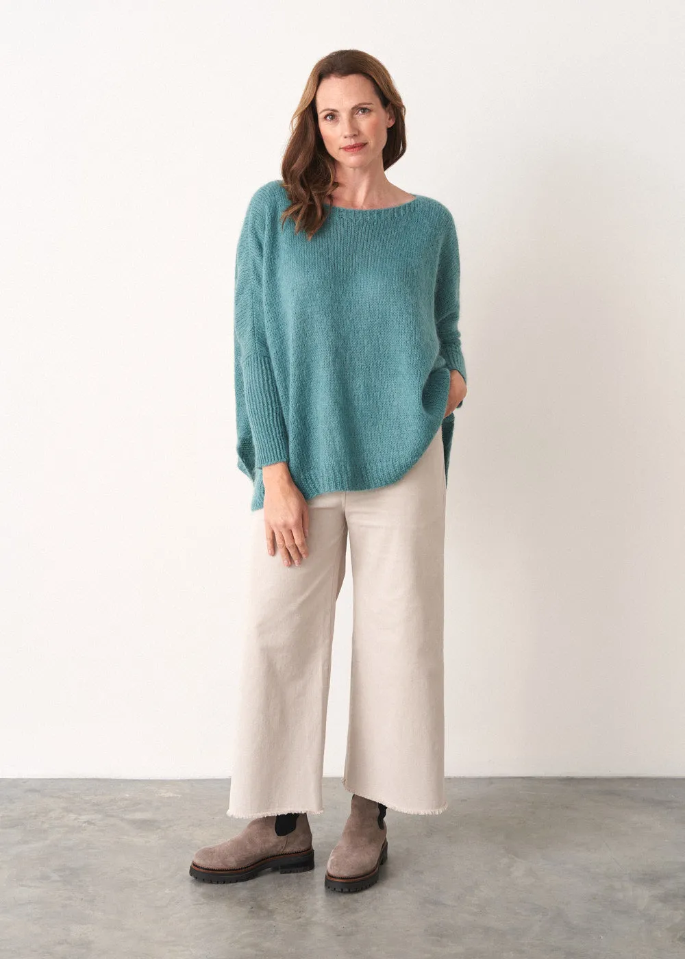 UMA SWEATER - AQUA