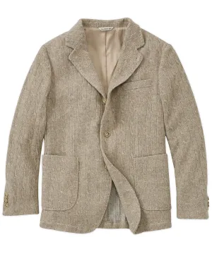 Wool-Cashmere Plaited Cable Blazer