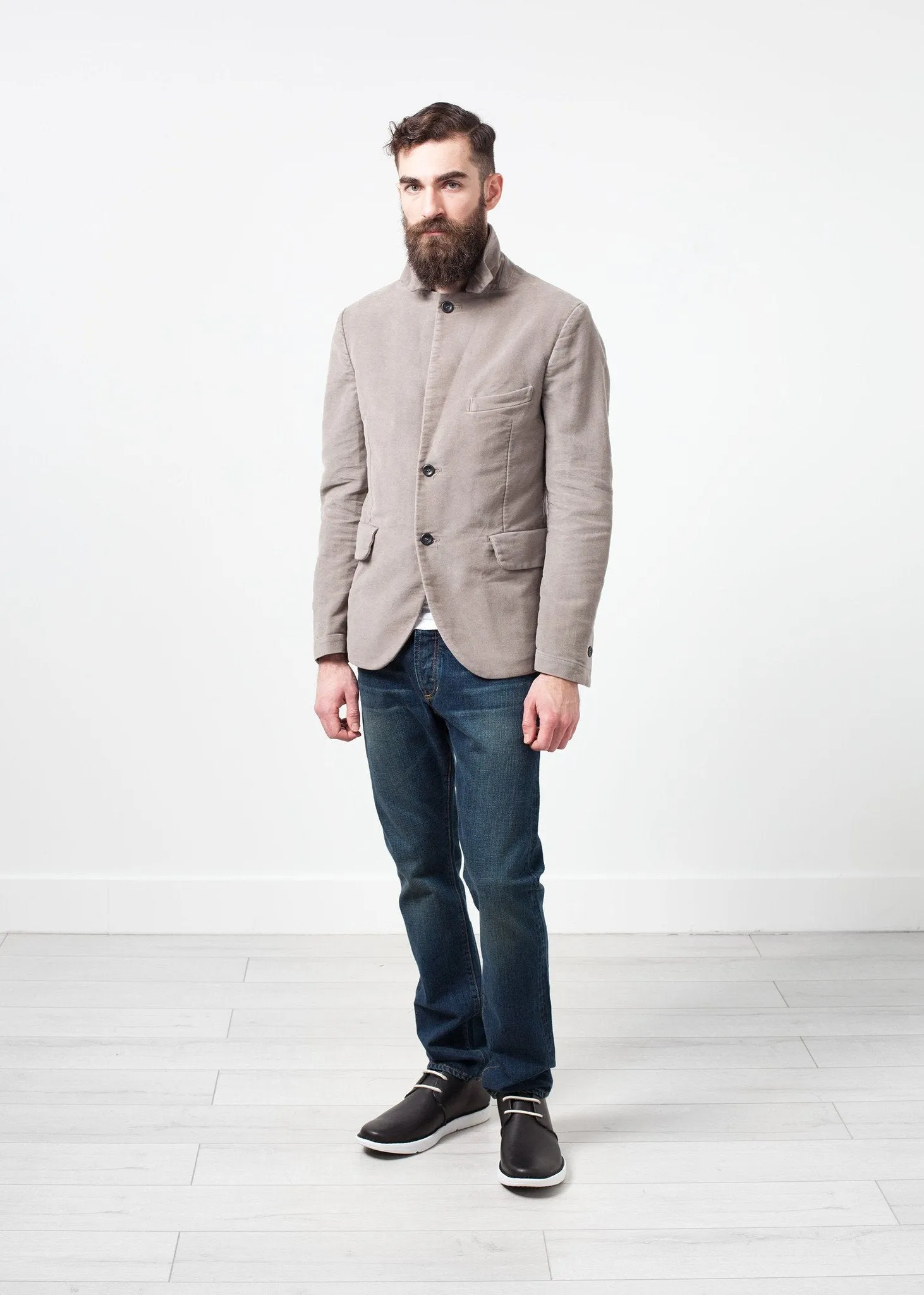 Zepo Brushed Cotton Blazer